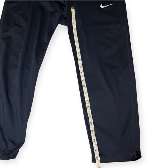 Nike Power Essential Capri Leggings Plus Size 1X Navy Blue Two Tone Waistband - Picture 7 of 8